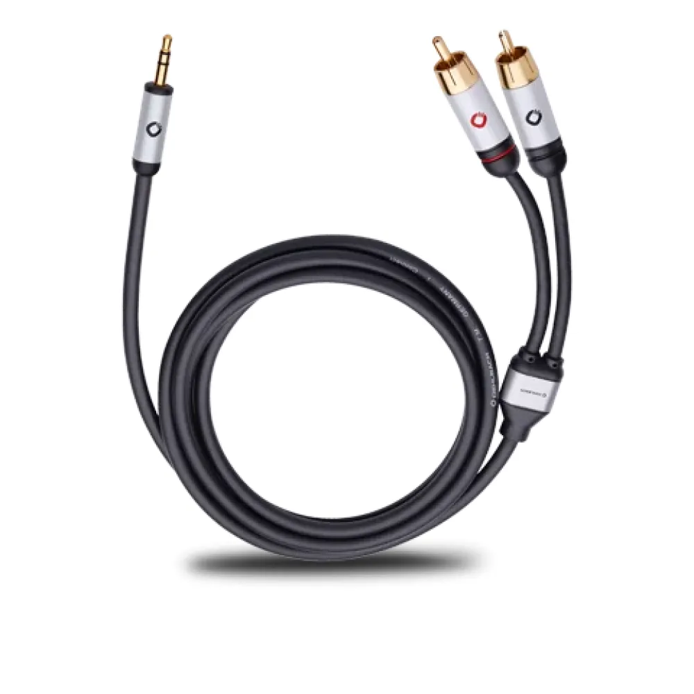 OEHLBACH I-CONNECT Black Jack 3.5 to 2RCA 5m