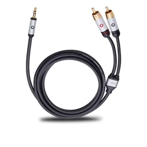 OEHLBACH I-CONNECT Black Jack 3.5 to 2RCA 5m