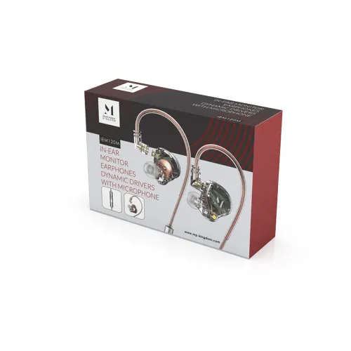 Music Public Kingdom IEM120M With Mic Transparent Copper