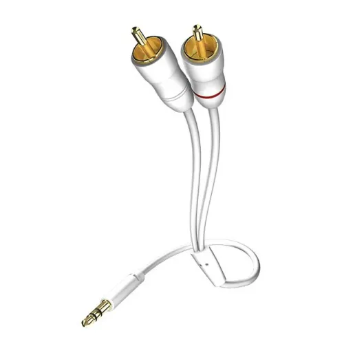 Inakustik Star MP3 Audio Cable, 3.5 Phone 2RCA 5 m