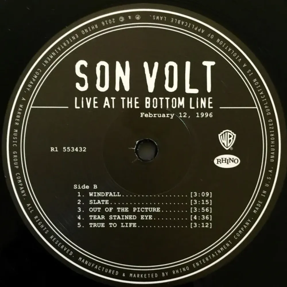 Son Volt - Live At The Bottom Line (February 12, 1996)