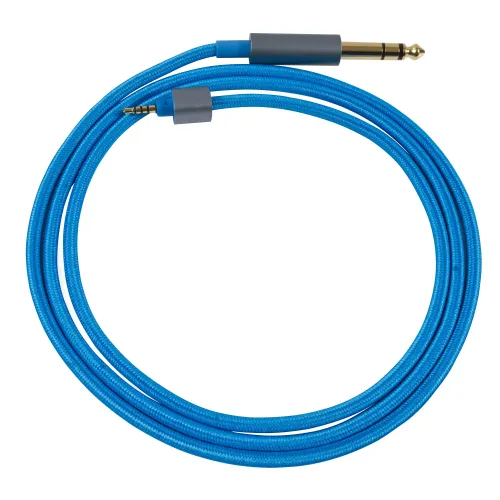 Dekoni Audio Presplit 6.35mm Unbalanced 52 Blue 1.3m