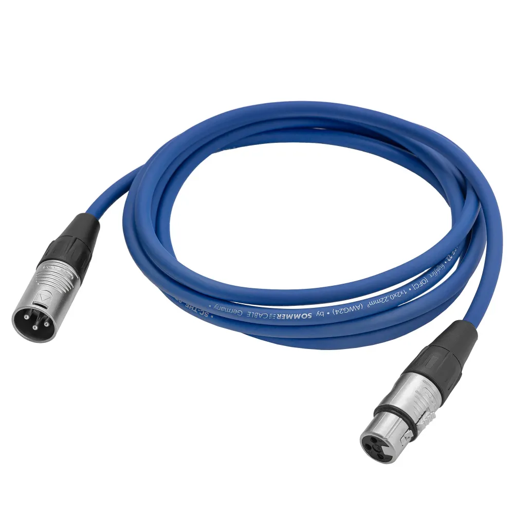 HeadMade Pro XLR-F - XLR-M Blue 2m