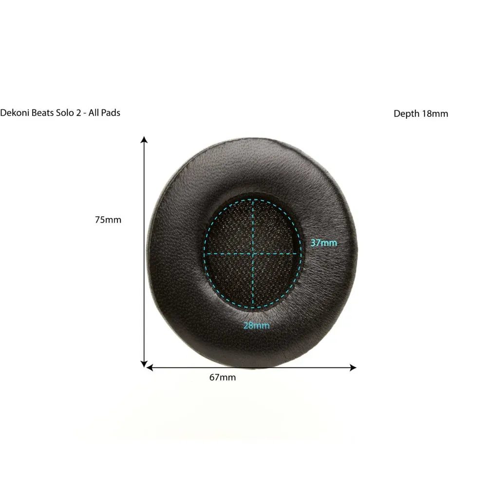 Dekoni Audio Elite Sheepskin Ear Pad Set for Beats Solo 2.0