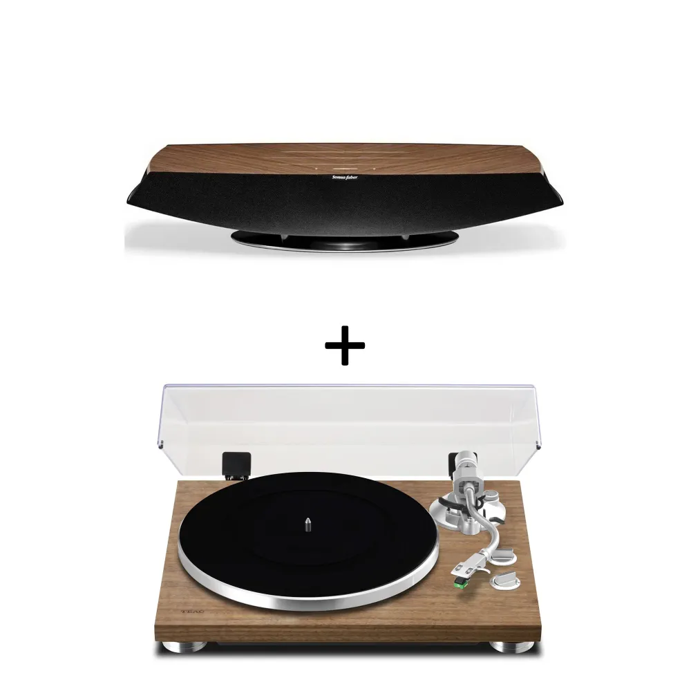 Sonus Faber Omnia Walnut + TEAC TN-400BT-X Walnut