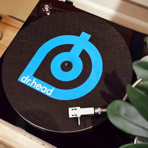 Dr.Head LP SlipMat Big Logo Black