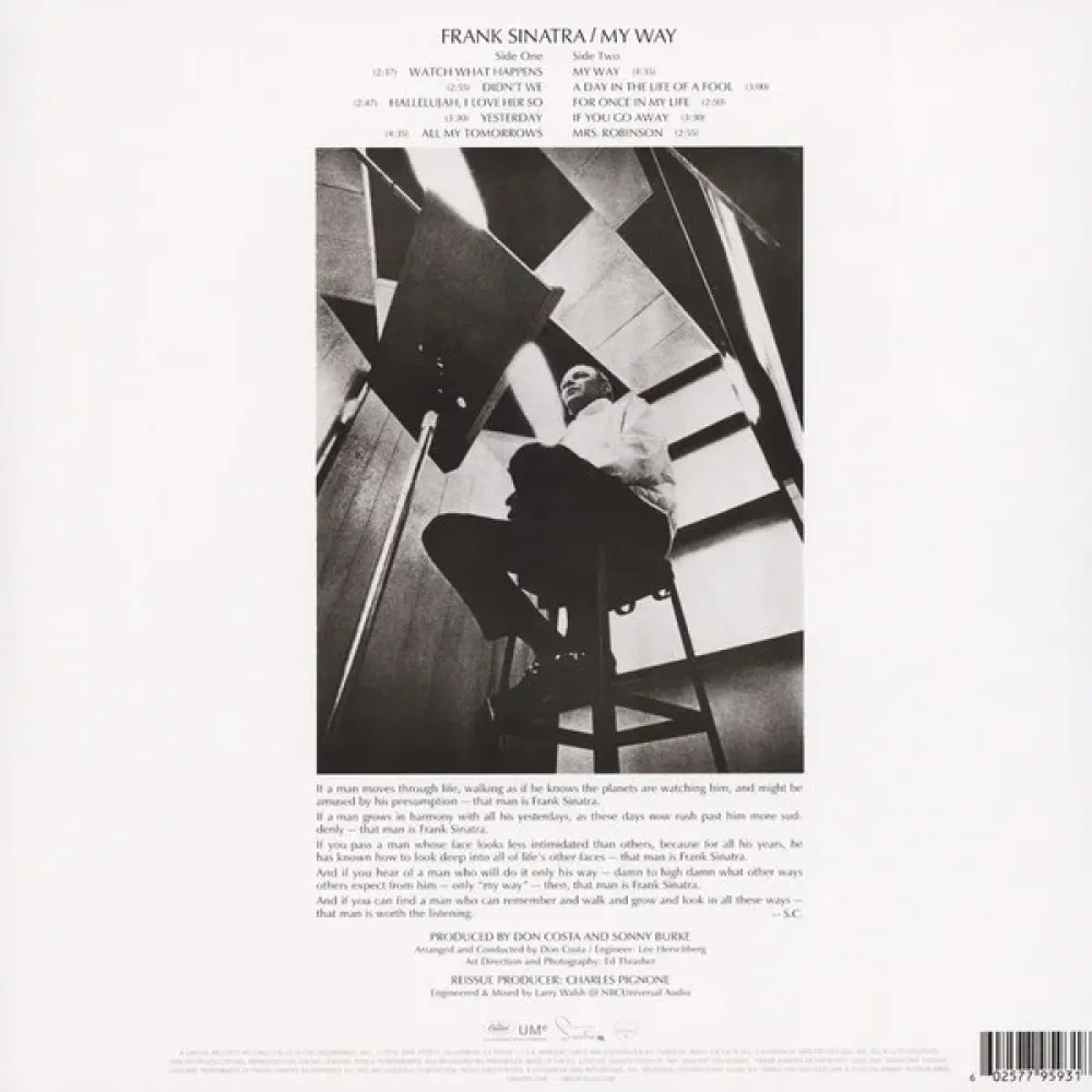 Frank Sinatra – My Way - 50th Anniversary LP