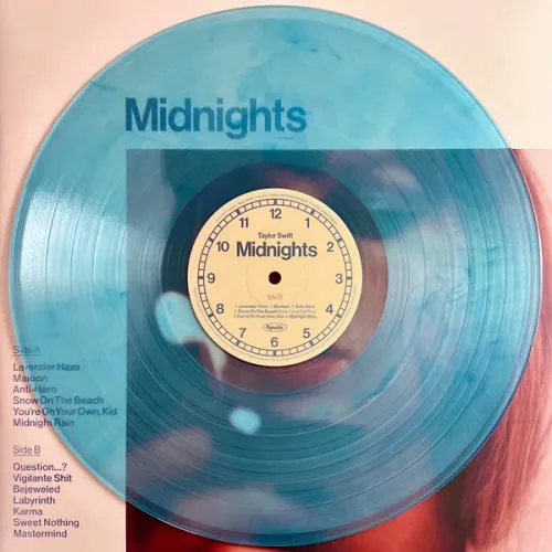 Taylor Swift – Midnights - Blue Marbled - LP