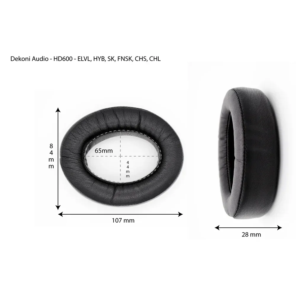 Dekoni Audio Elite Sheepskin Ear Pad Set for Sennheiser HD600