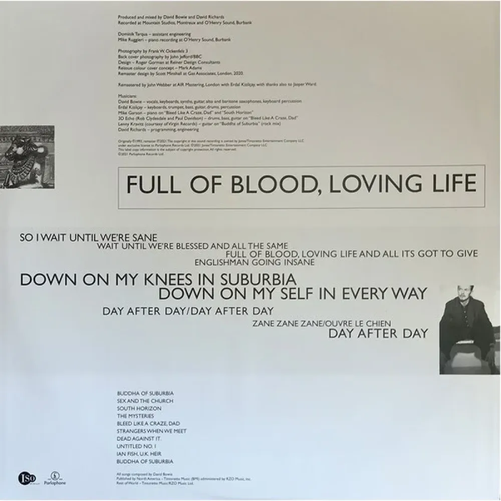 David Bowie – The Buddha Of Suburbia LP