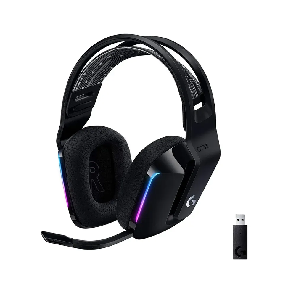 Logitech G733 RGB Headset Wireless Black