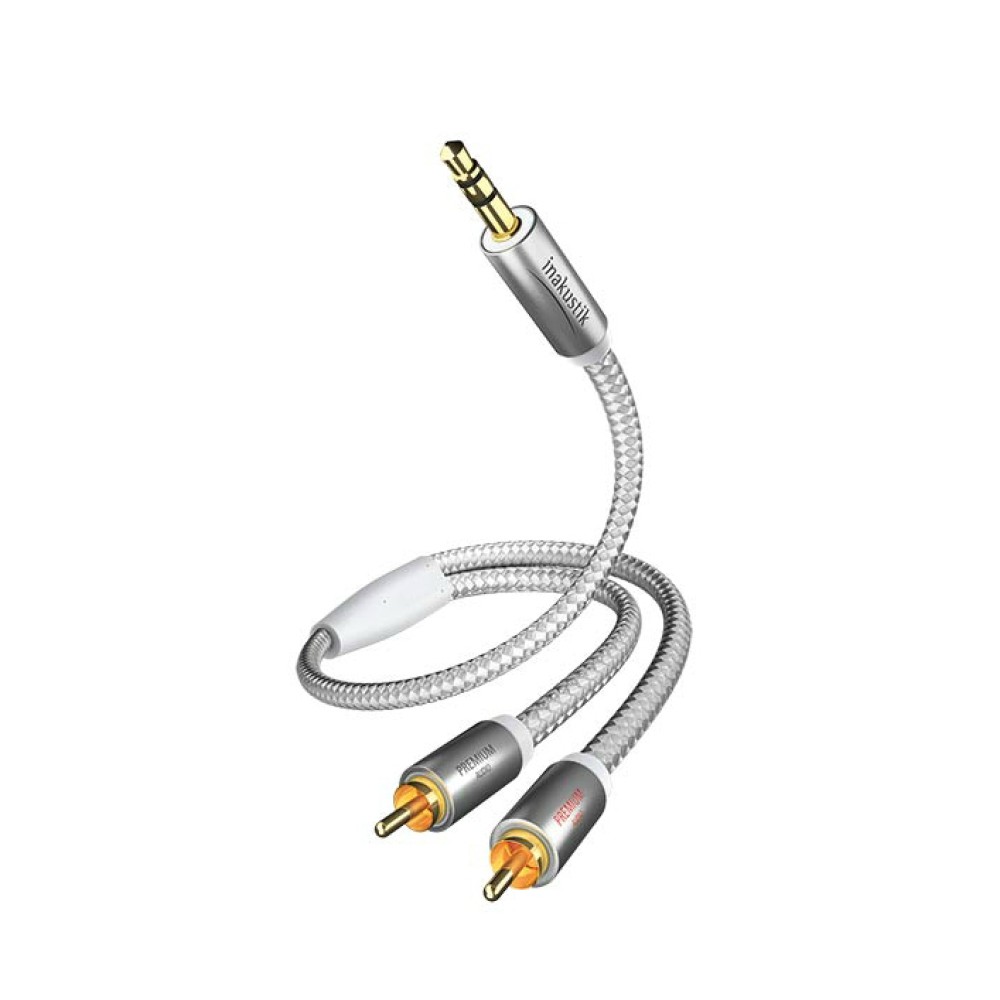 Inakustik Premium MP3 Audio Cable 3.5 Phone 2RCA 1.5