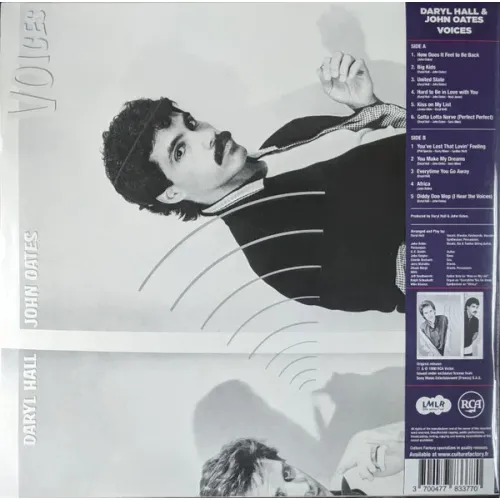 Daryl Hall & John Oates – Voices (Clear) LP