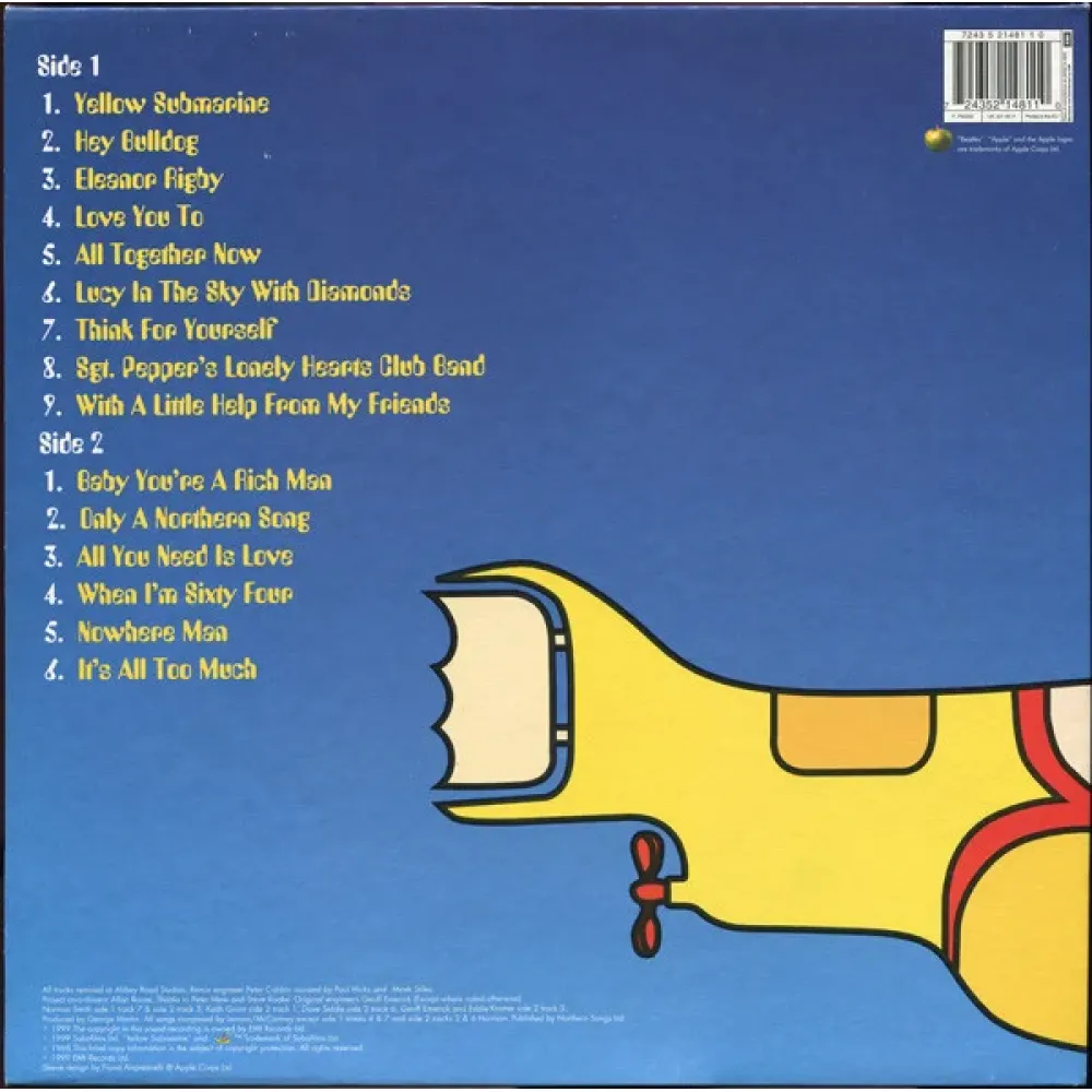 The Beatles - Yellow Submarine Songtrack