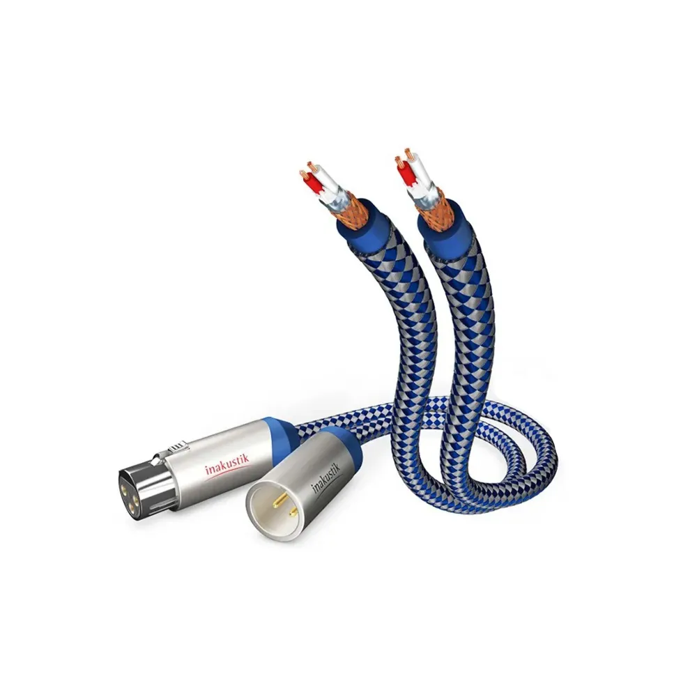 Inakustik Premium Audio Cable XLR, M-F, Pair, 3m