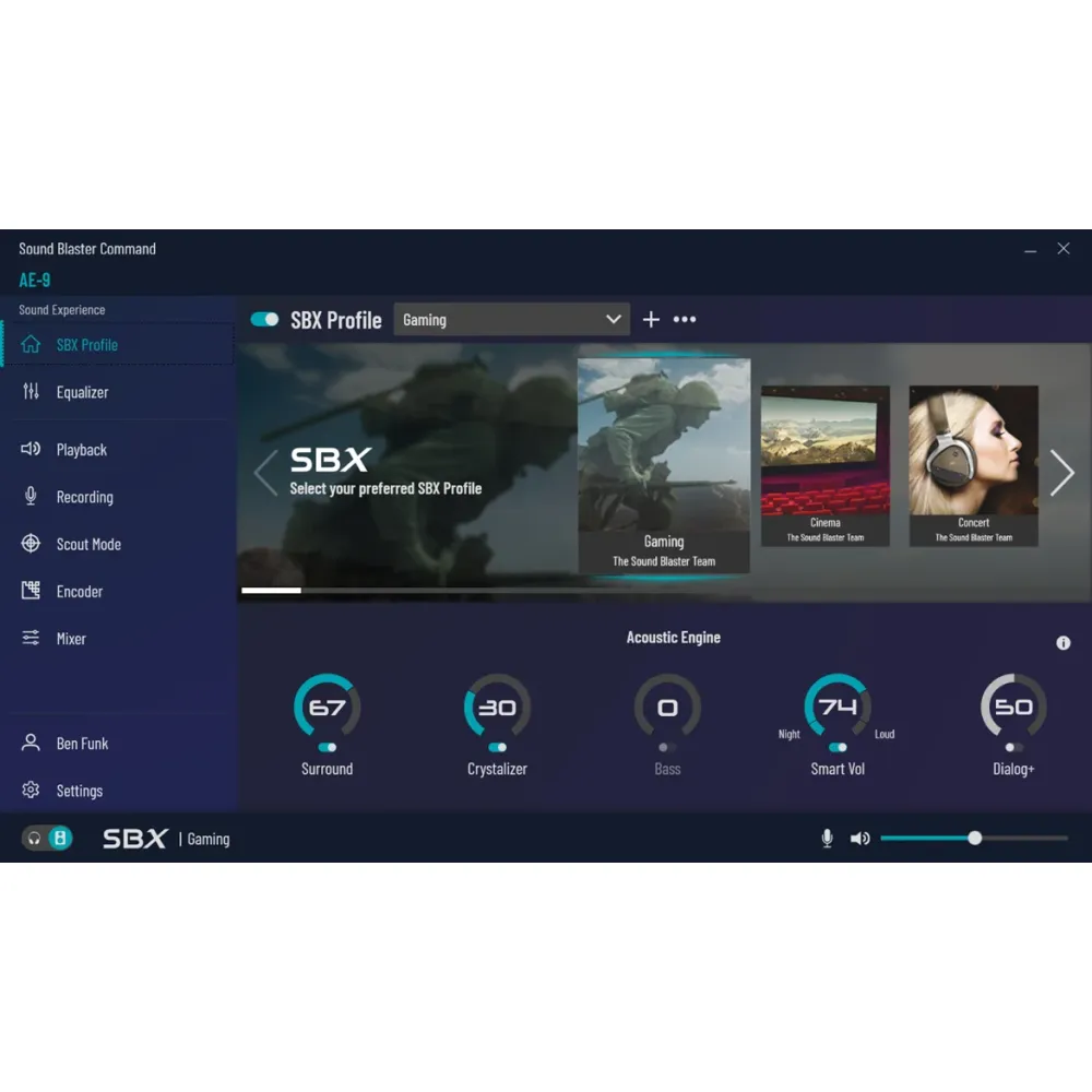 Creative Sound BlasterX AE-9 PCI-eX