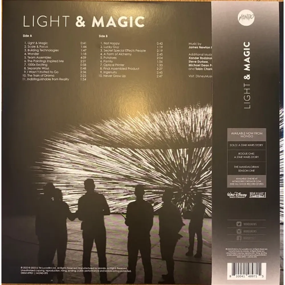 OST - James Newton Howard – Light & Magic - LP