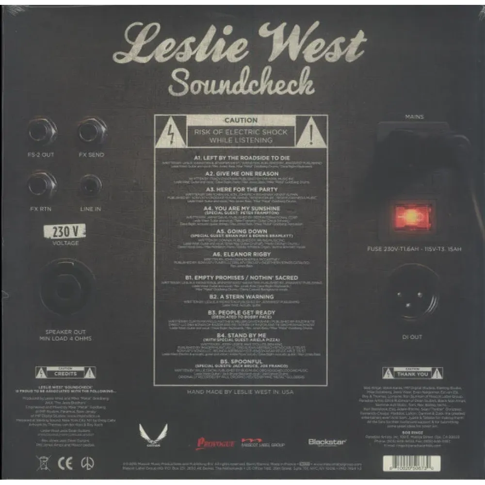 Leslie West – Soundcheck - LP