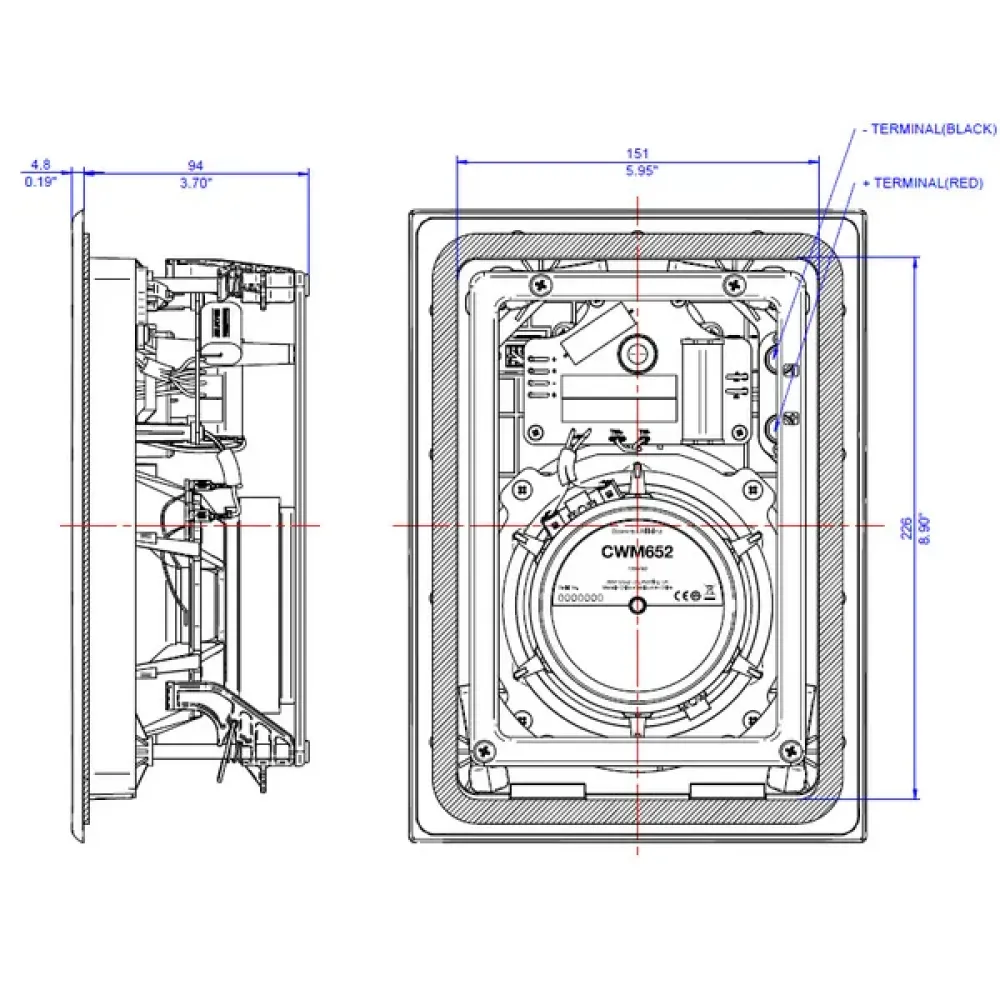 Bowers & Wilkins CWM652 White