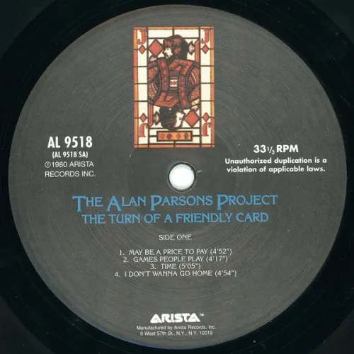 The Alan Parsons Project - The Turn Of A Friendly Card