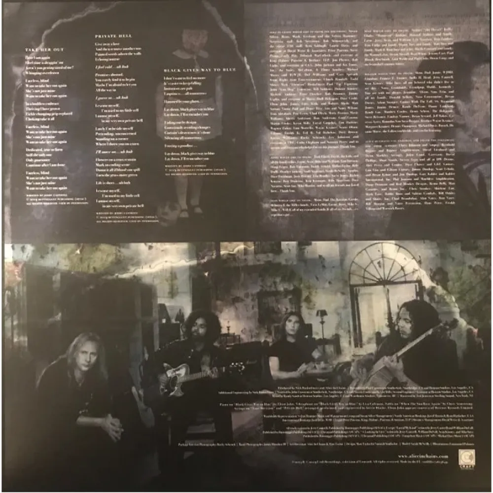 Alice In Chains Black Gives Way To Blue LP