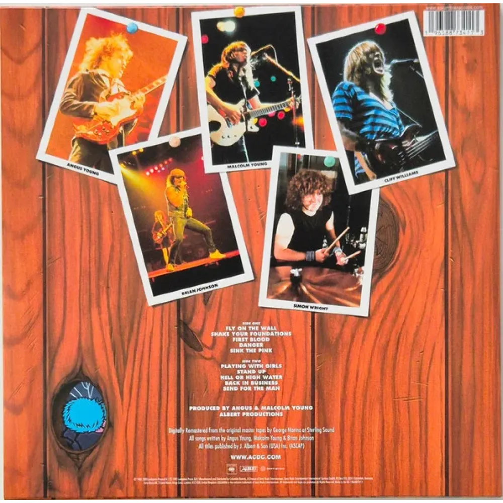 AC/DC – Fly On The Wall (Coloured Gold) LP