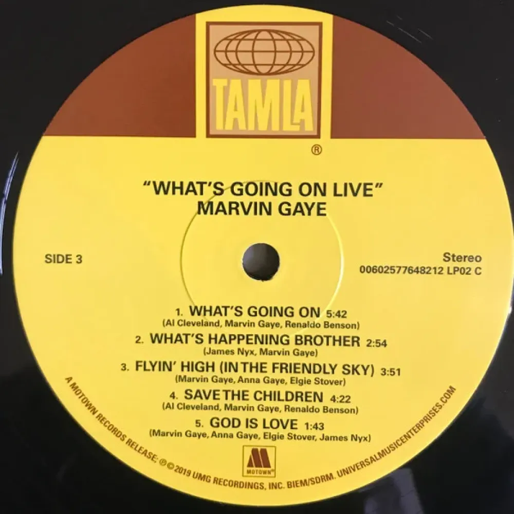Marvin Gaye – What's Going On Live LP