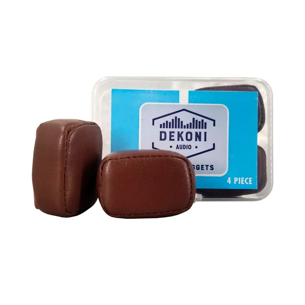 Dekoni Audio Nuggets Headphone Headband Pressure Relief Pads 4 Pack Brown
