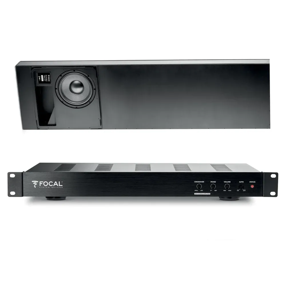 Focal 100 IW SUB 8 + 100 IW SUB 8 Amp Black