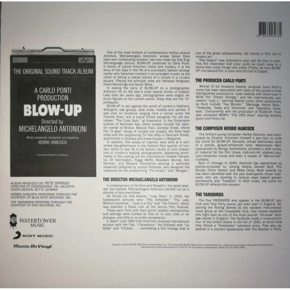 Herbie Hancock – Blow-Up - The Original Sound Track Album LP