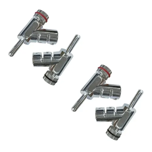 Wireworld Locking Banana Plugs Silver pack of 4