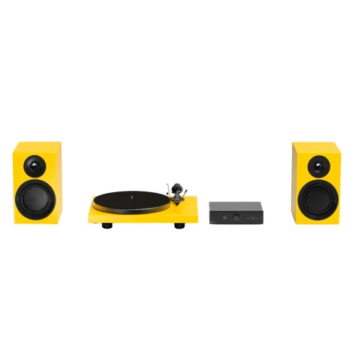 Pro-Ject Colourful Audio System E Satin Golden Yellow