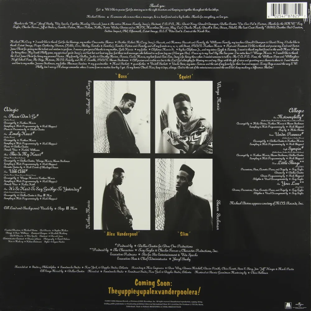 BOYZ II MEN COOLEYHIGHHARMONY LP