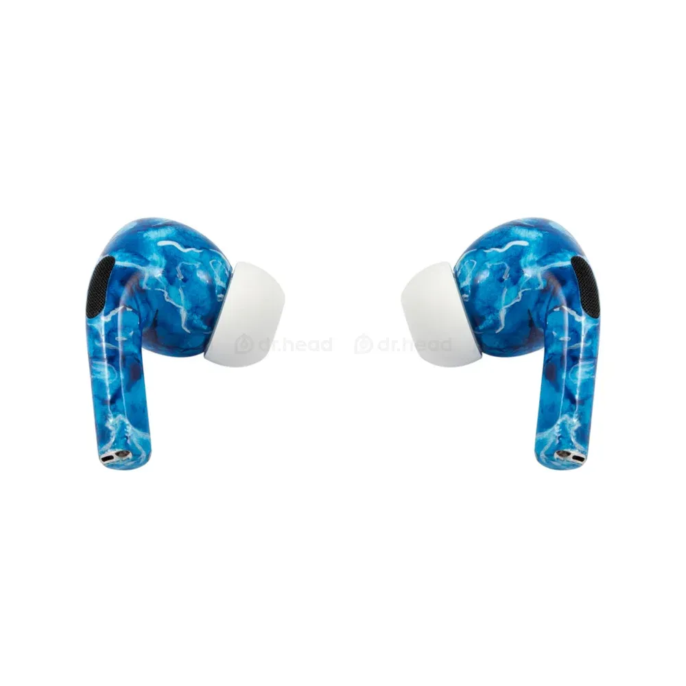 Apple AirPods Pro 2nd gen with MagSafe USB-C (2023) Blue Marble Gloss