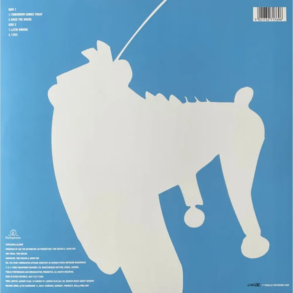 Gorillaz – Tomorrow Comes Today - White & Blue - LP