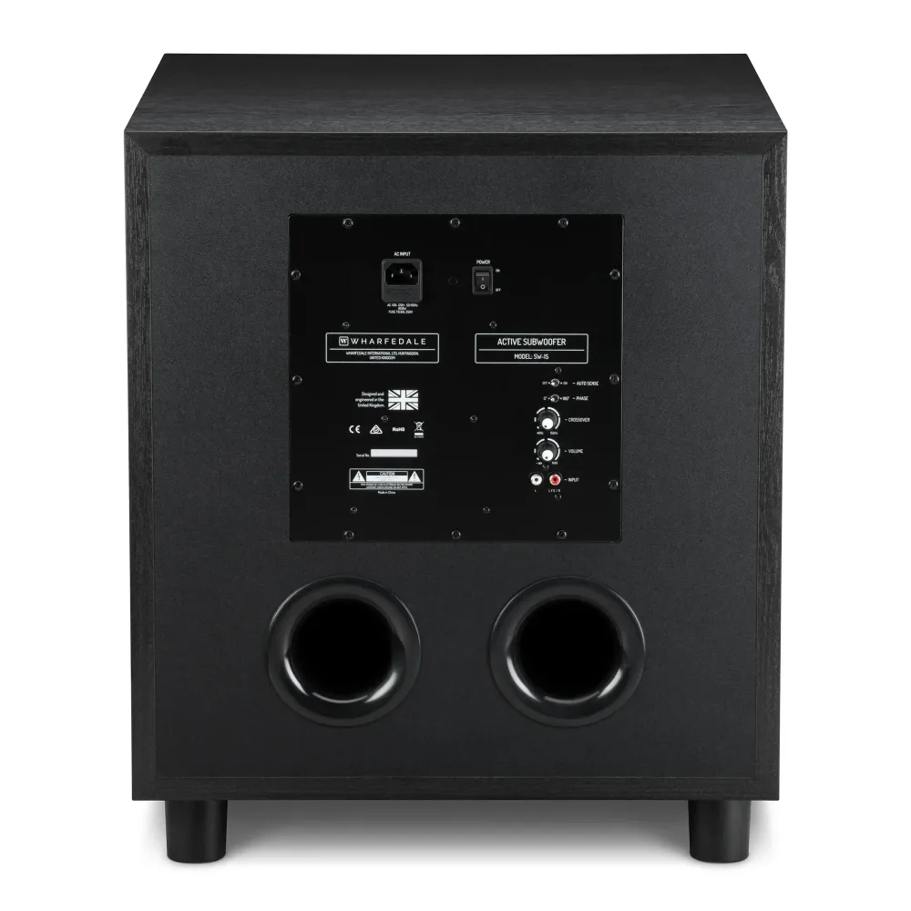 Wharfedale Diamond SW-15 Black Wood