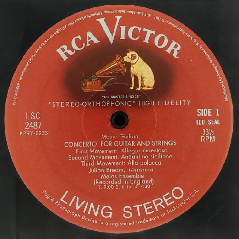 Julian Bream – Guitar Concertos - Analogue Productions LP