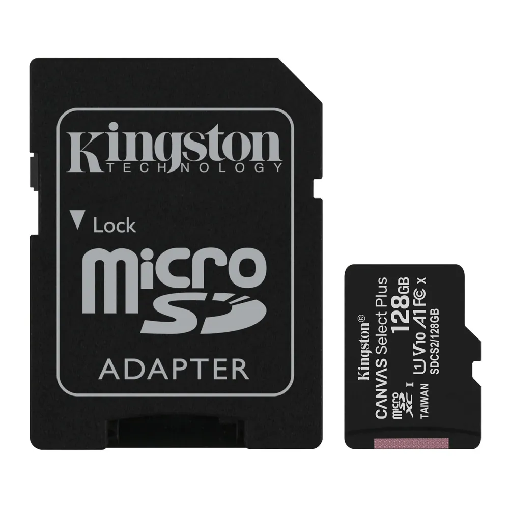 Kingston Canvas Select Plus Adaptor 128Gb