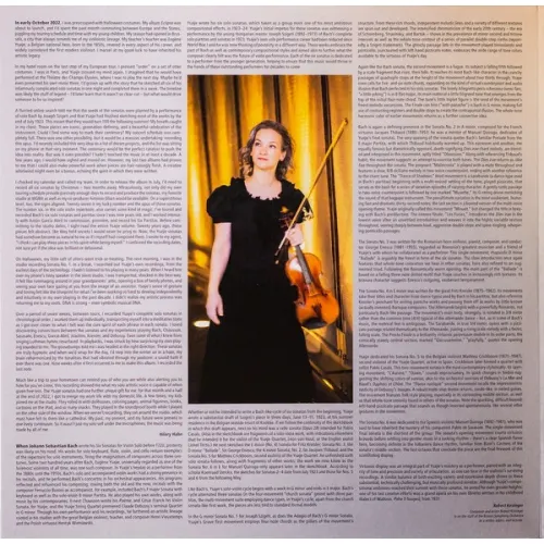 Hilary Hahn, Eugene Ysaye – Six Sonatas For Violin Solo Op. 27 2LP