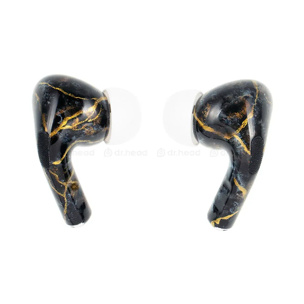 Apple AirPods Pro 2nd gen with MagSafe USB-C (2023) Black Marble Total Matte