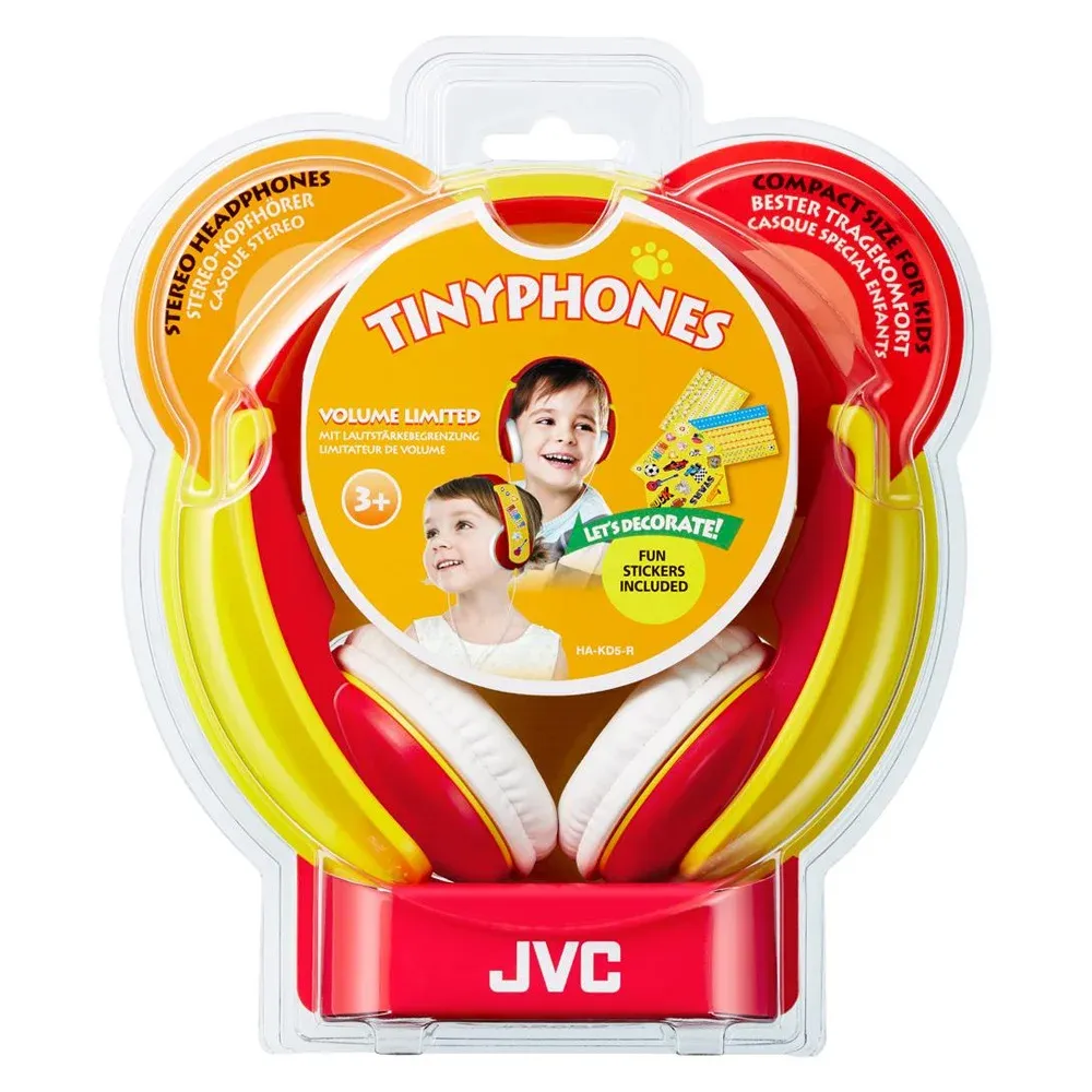 JVC HA-KD5-R-EF Red Yellow