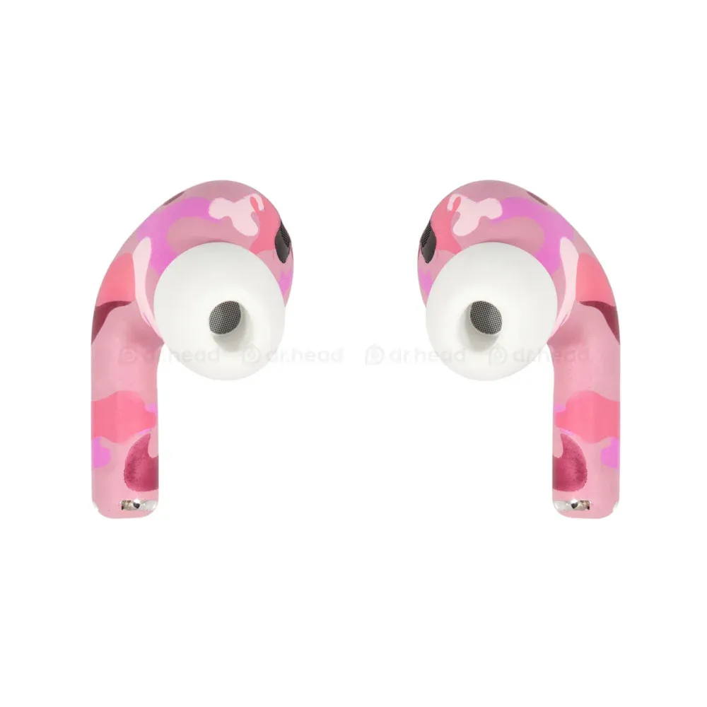 Apple AirPods Pro 2nd gen with MagSafe USB-C (2023) Pink Camo Matte