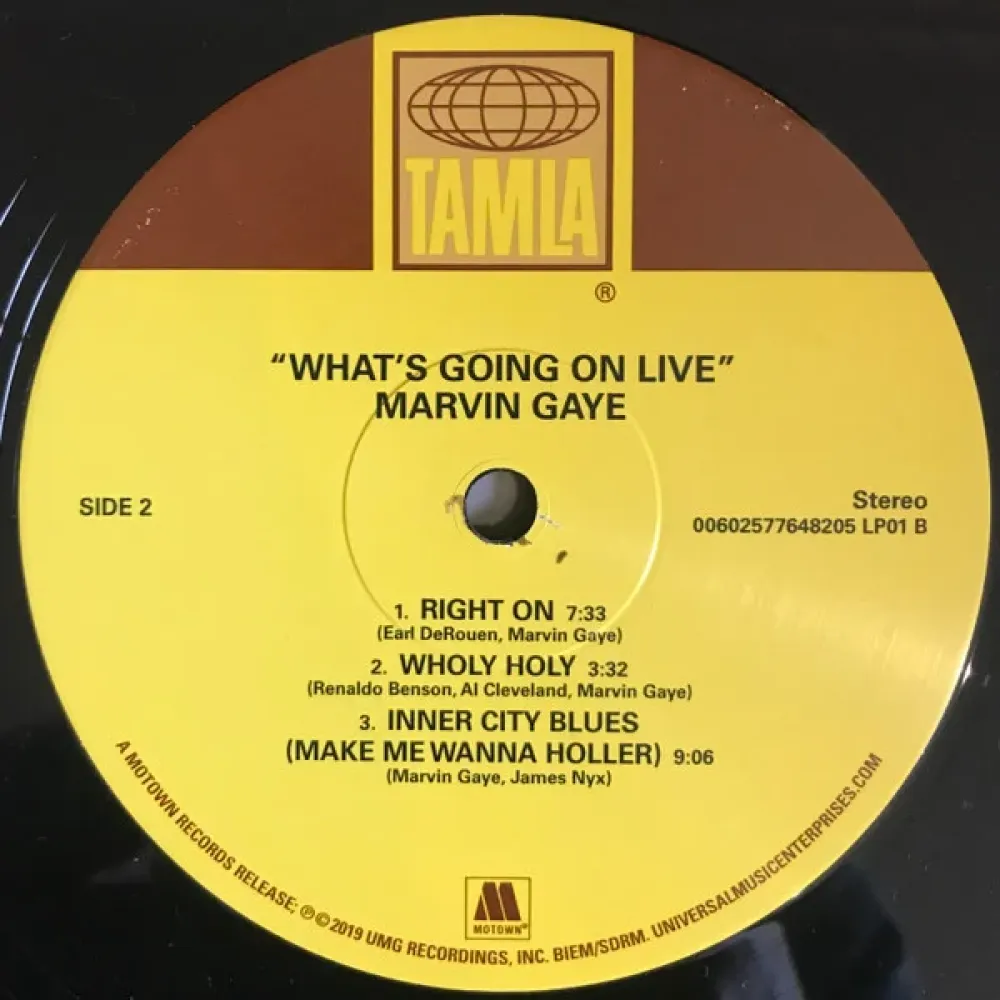 Marvin Gaye – What's Going On Live LP