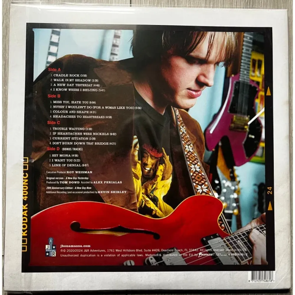 Joe Bonamassa – A New Day Now - 20th Anniversary Edition - Blue White Sunburst - 2LP