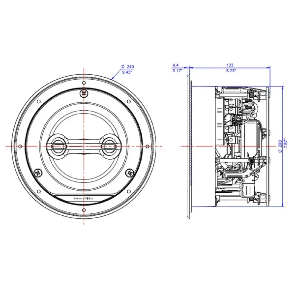 Bowers & Wilkins CCM663SR White