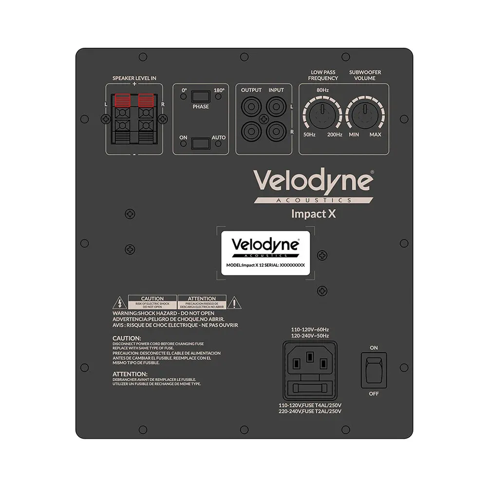 Velodyne Impact X 10 Black