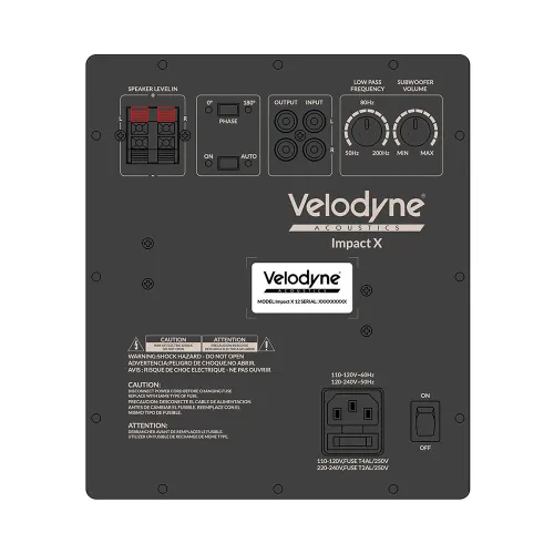 Velodyne Impact X 10 Black