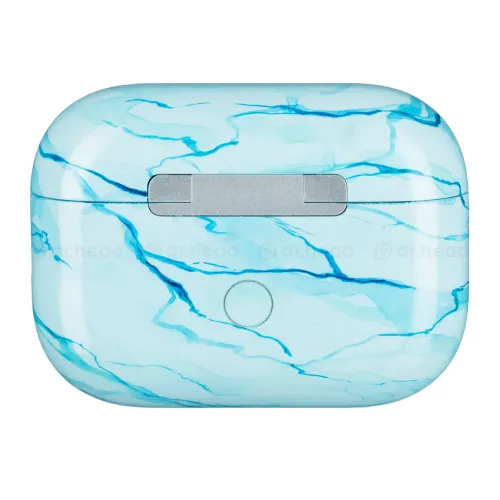 Apple AirPods Pro 2nd gen with MagSafe USB-C (2023) Light Blue Marble Gloss