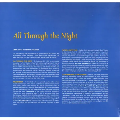 Bill Charlap - All Through The Night - LP