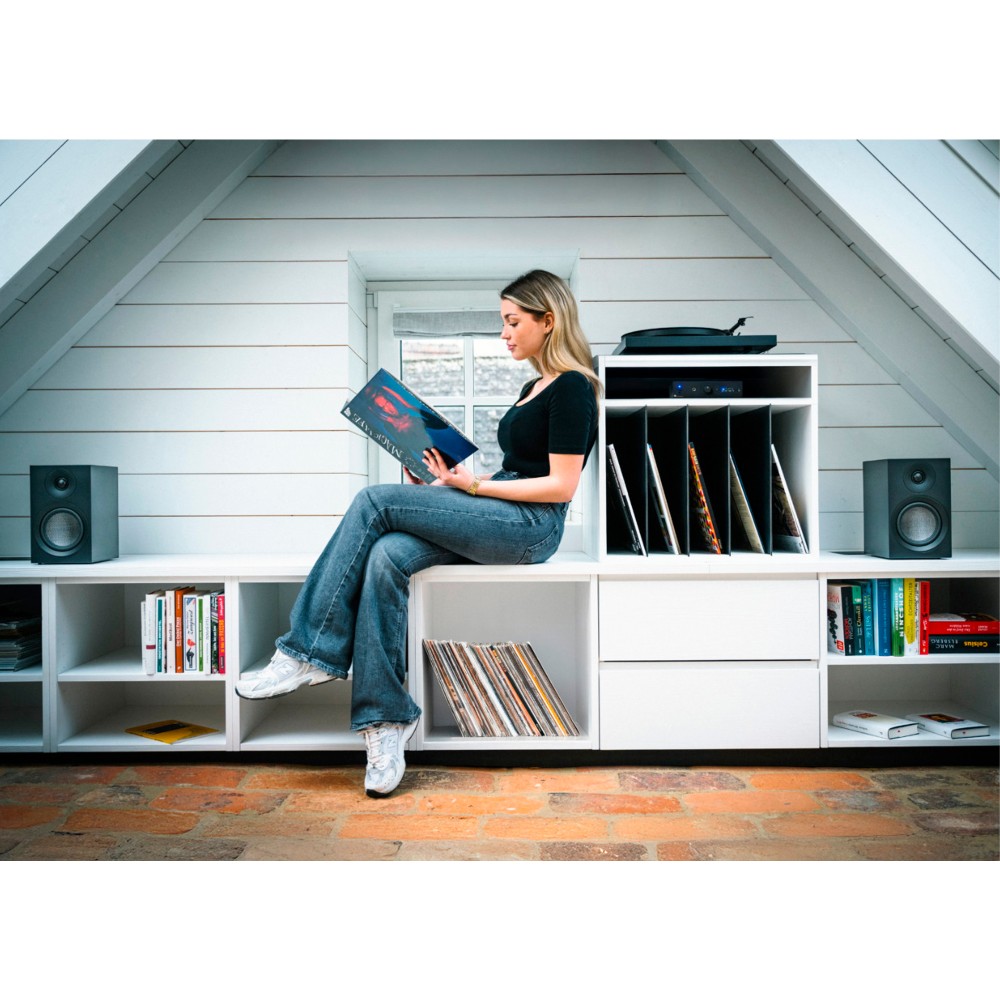 Pro-Ject Colourful Audio System E Satin Golden Yellow